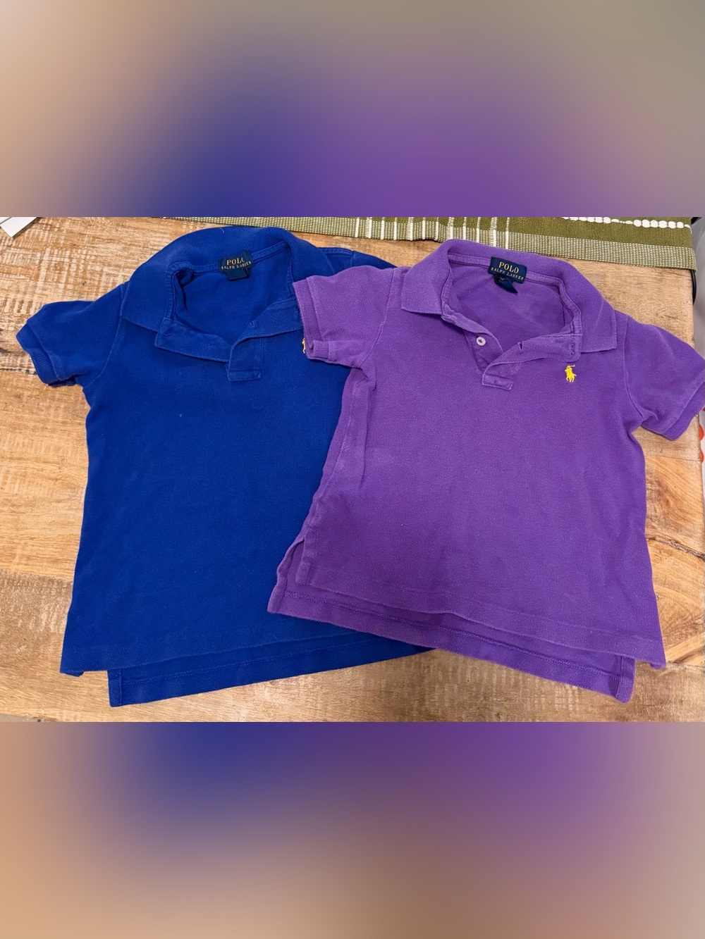 (2) Polo by Ralph Lauren Kids Short Sleeve Polo -size 3T. Play condition